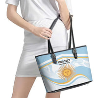 Custom Argentina Rugby Leather Tote Bag Summer Paris 2024 - Wonder Print Shop