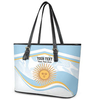 Custom Argentina Rugby Leather Tote Bag Summer Paris 2024 - Wonder Print Shop