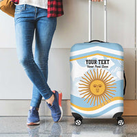 Custom Argentina Rugby Luggage Cover Summer Paris 2024 - Wonder Print Shop