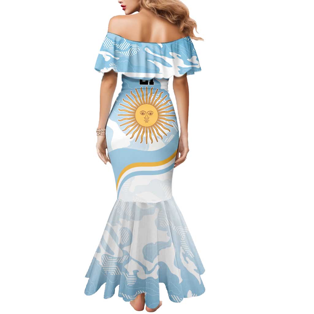 Custom Argentina Rugby Mermaid Dress Summer Paris 2024 - Wonder Print Shop