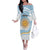Custom Argentina Rugby Off The Shoulder Long Sleeve Dress Summer Paris 2024 - Wonder Print Shop