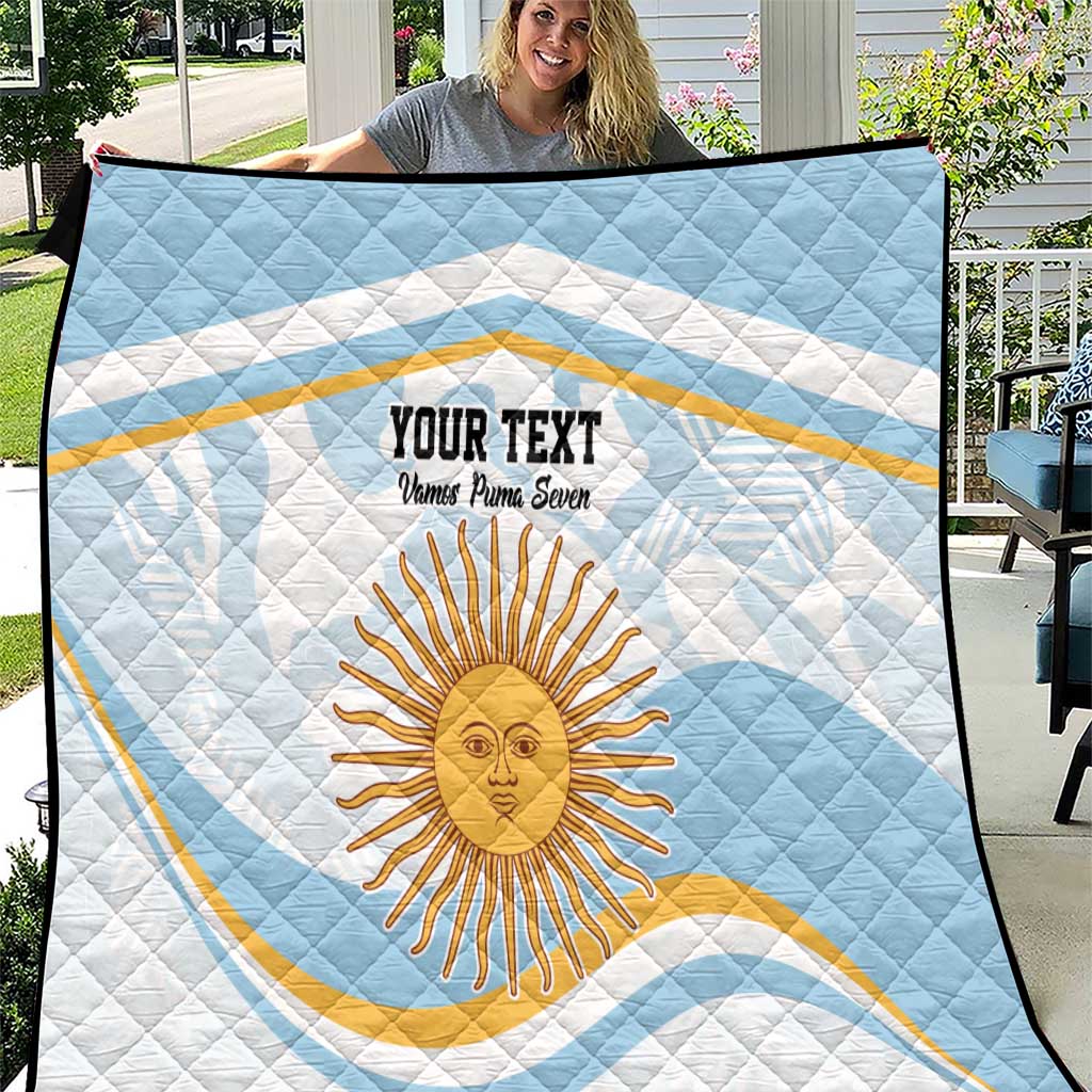 Custom Argentina Rugby Quilt Summer Paris 2024 - Wonder Print Shop