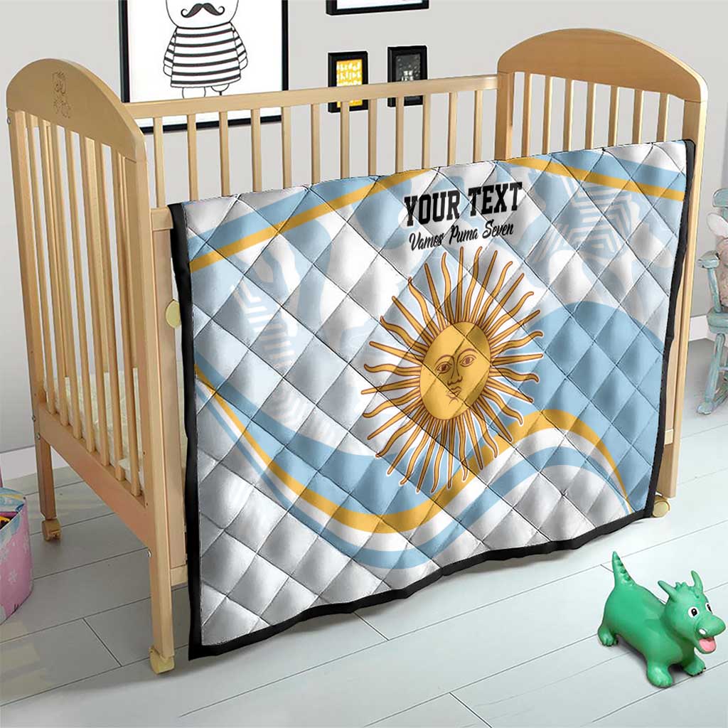 Custom Argentina Rugby Quilt Summer Paris 2024 - Wonder Print Shop