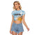 Custom Argentina Rugby Raglan Cropped T Shirt Summer Paris 2024 - Wonder Print Shop