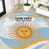 Custom Argentina Rugby Round Carpet Summer Paris 2024