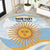 Custom Argentina Rugby Round Carpet Summer Paris 2024