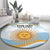 Custom Argentina Rugby Round Carpet Summer Paris 2024