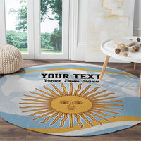 Custom Argentina Rugby Round Carpet Summer Paris 2024