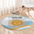 Custom Argentina Rugby Round Carpet Summer Paris 2024