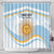 Custom Argentina Rugby Shower Curtain Summer Paris 2024