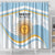 Custom Argentina Rugby Shower Curtain Summer Paris 2024