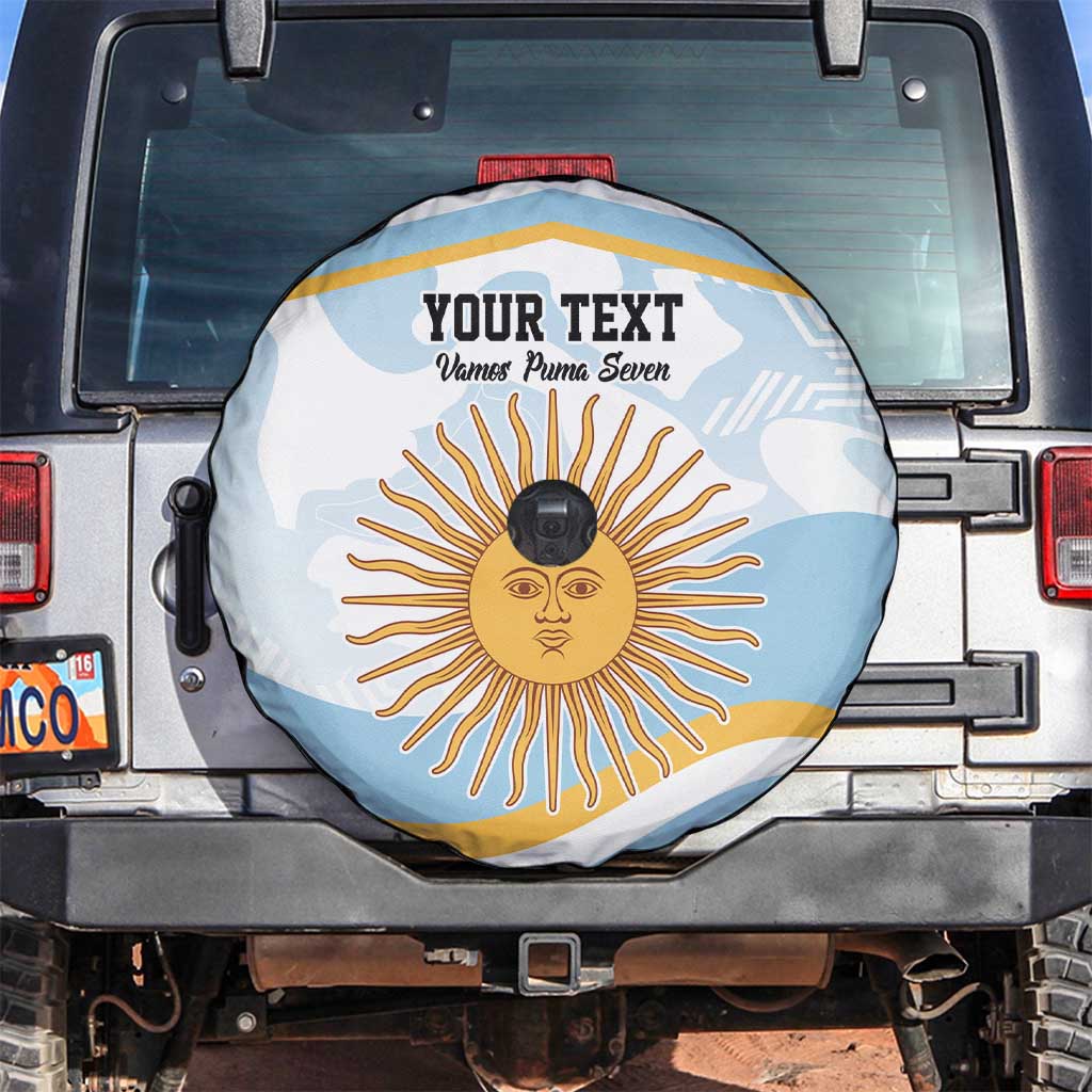 Custom Argentina Rugby Spare Tire Cover Summer Paris 2024 - Wonder Print Shop
