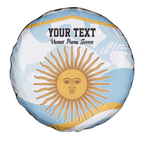 Custom Argentina Rugby Spare Tire Cover Summer Paris 2024 - Wonder Print Shop