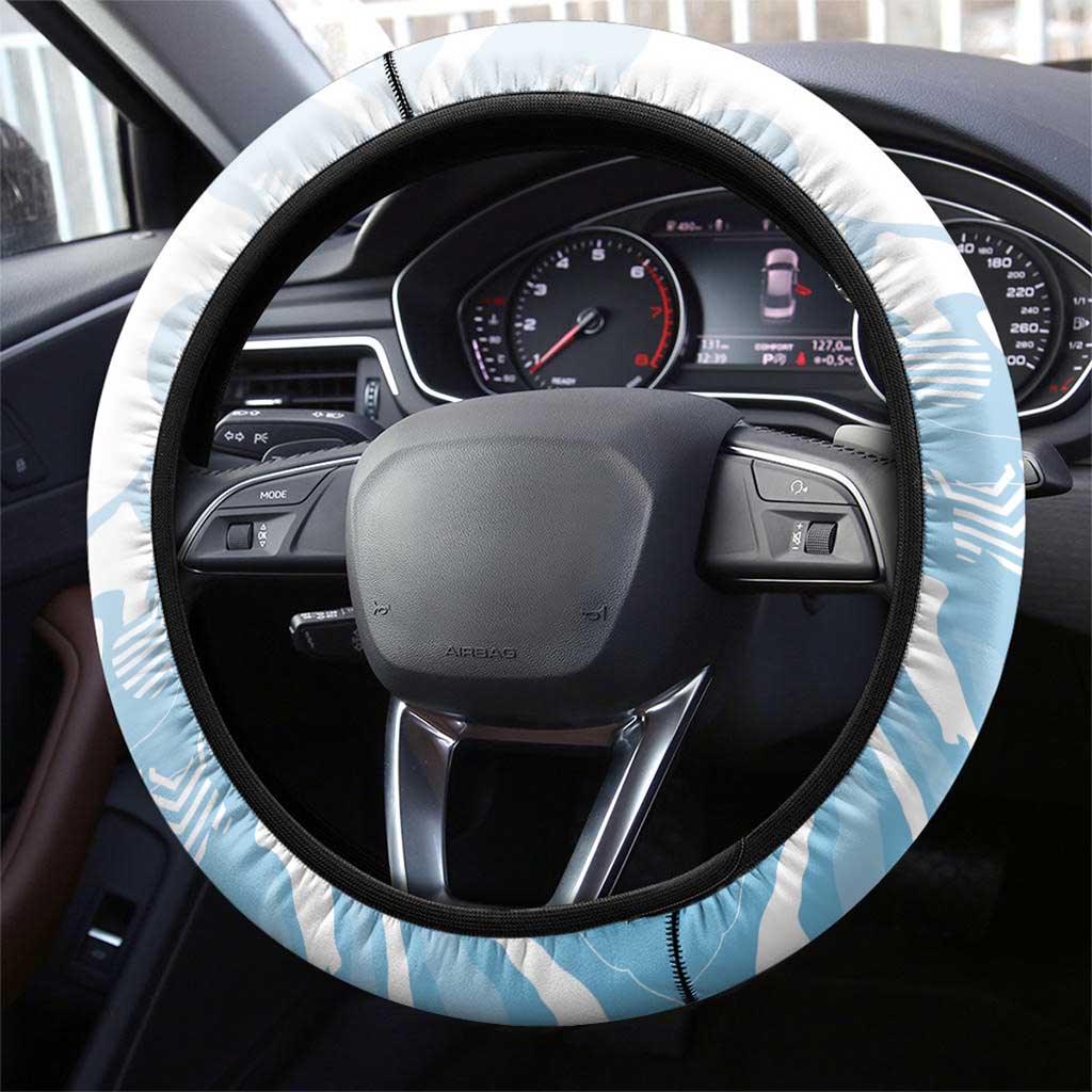 Argentina Rugby Steering Wheel Cover Summer Paris 2024 - Wonder Print Shop