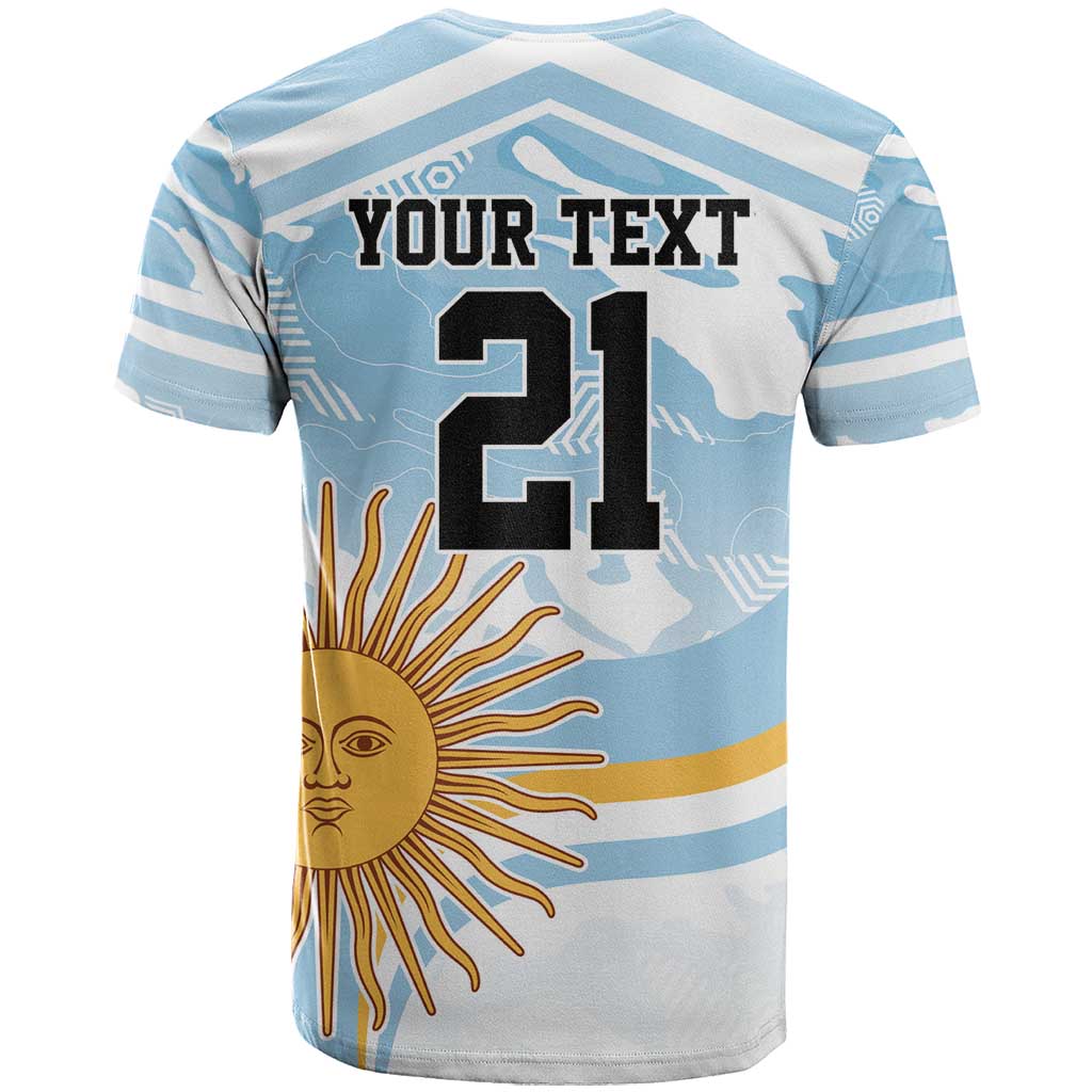 Custom Argentina Rugby T Shirt Summer Paris 2024 - Wonder Print Shop