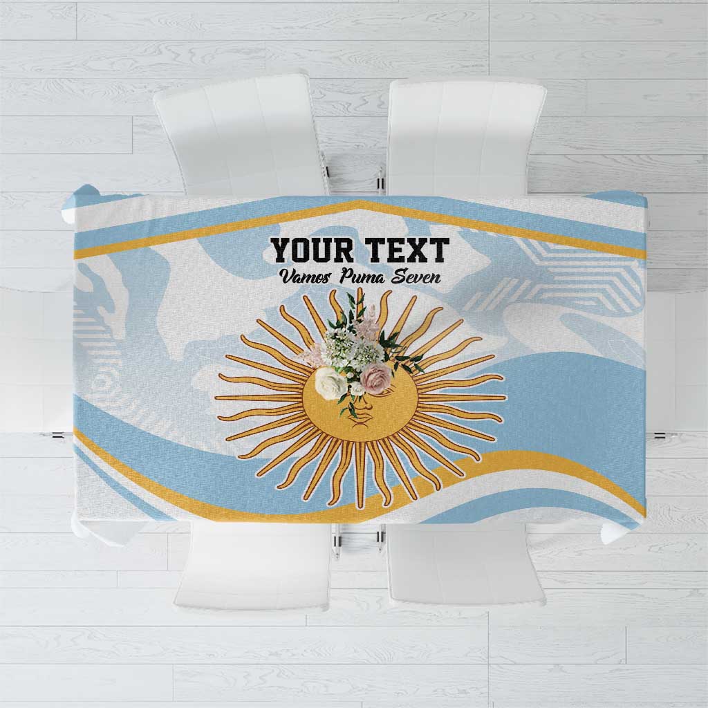 Custom Argentina Rugby Tablecloth Summer Paris 2024 - Wonder Print Shop
