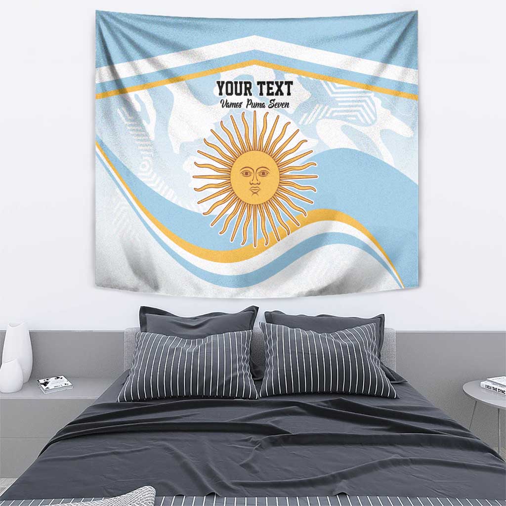 Custom Argentina Rugby Tapestry Summer Paris 2024 - Wonder Print Shop