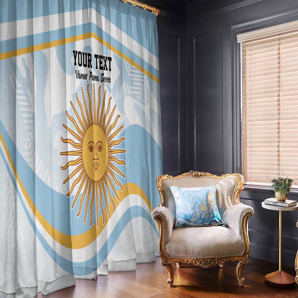 Custom Argentina Rugby Window Curtain Summer Paris 2024 - Wonder Print Shop