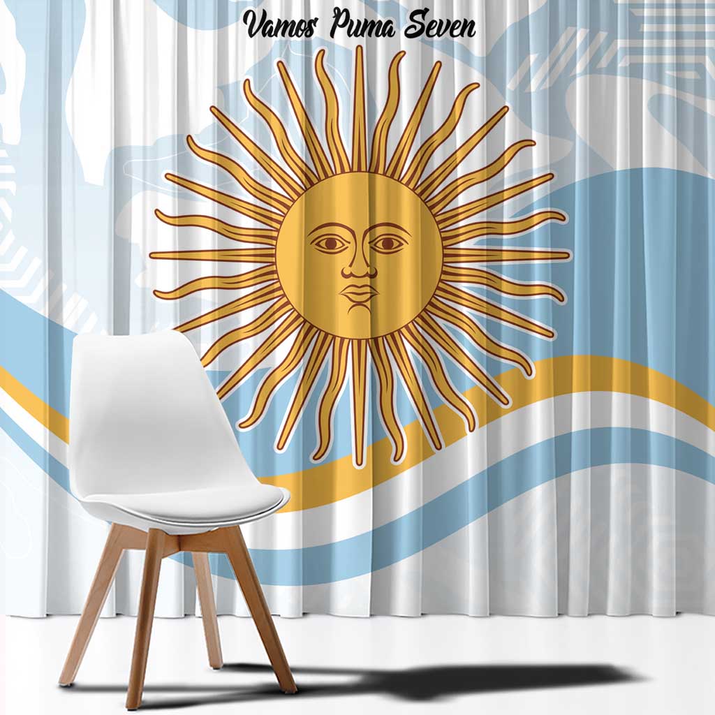 Custom Argentina Rugby Window Curtain Summer Paris 2024 - Wonder Print Shop
