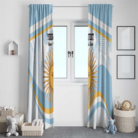 Custom Argentina Rugby Window Curtain Summer Paris 2024 - Wonder Print Shop