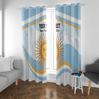 Custom Argentina Rugby Window Curtain Summer Paris 2024 - Wonder Print Shop