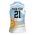 Custom Argentina Rugby Women Sleeveless Polo Shirt Summer Paris 2024 - Wonder Print Shop