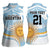 Custom Argentina Rugby Women Sleeveless Polo Shirt Summer Paris 2024 - Wonder Print Shop