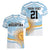 Custom Argentina Rugby Women V-Neck T-Shirt Summer Paris 2024 - Wonder Print Shop