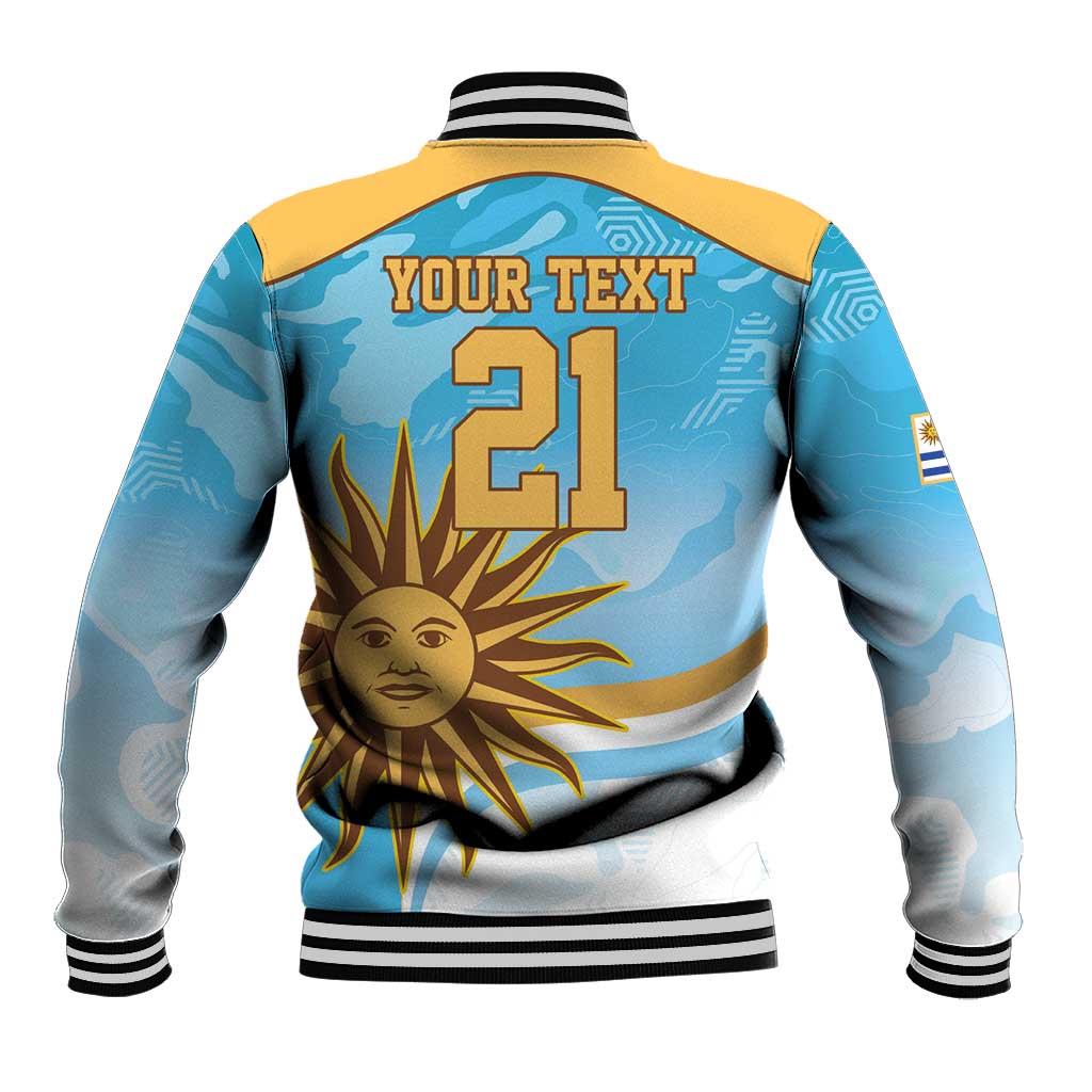 Custom Uruguay Rugby Baseball Jacket Go Teros Summer Paris 2024 LT9 - Wonder Print Shop