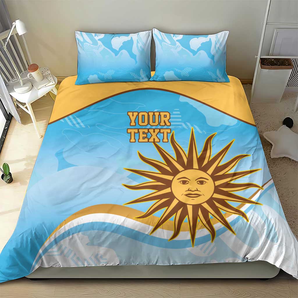 Custom Uruguay Rugby Bedding Set Go Teros Summer Paris 2024 LT9 - Wonder Print Shop
