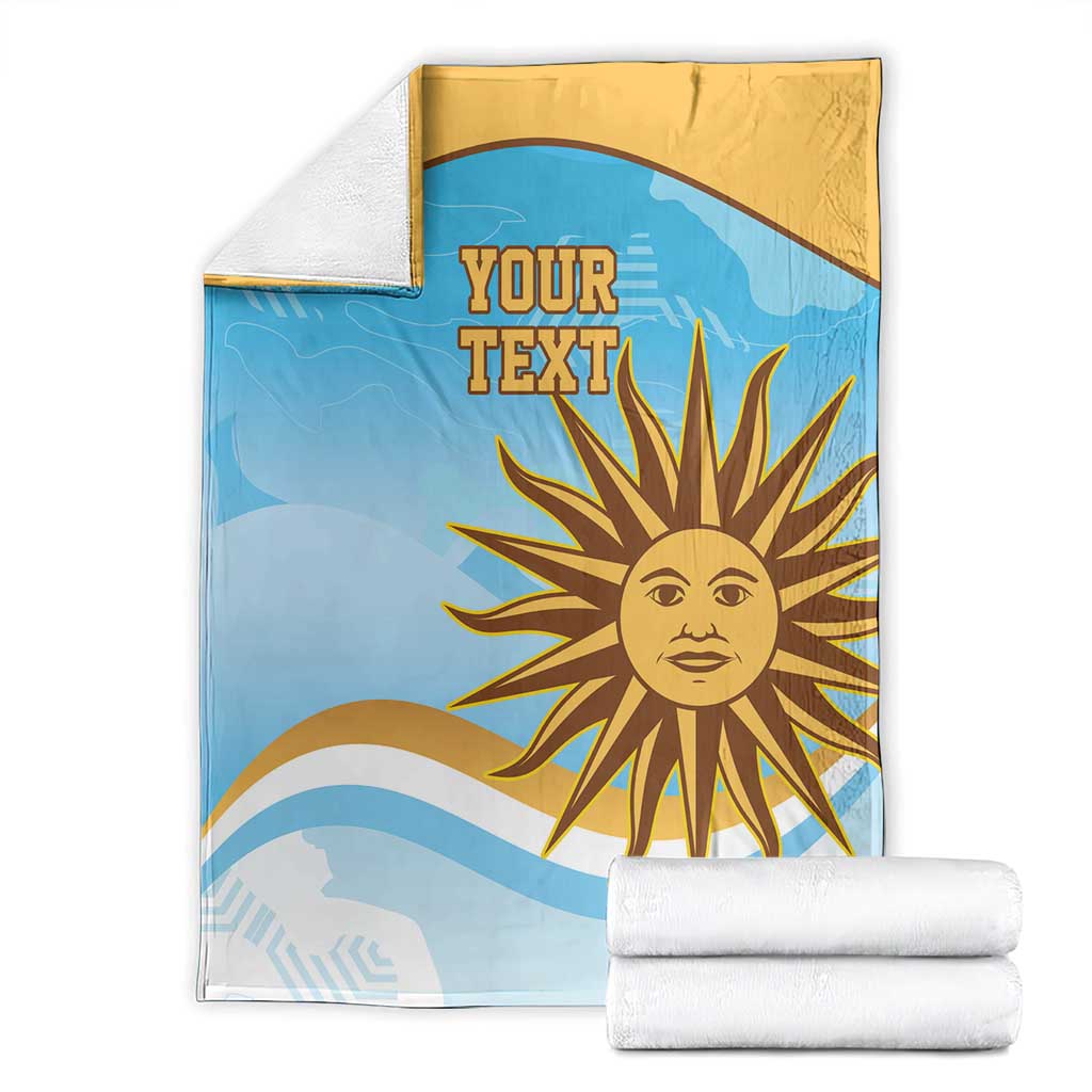 Custom Uruguay Rugby Blanket Go Teros Summer Paris 2024
