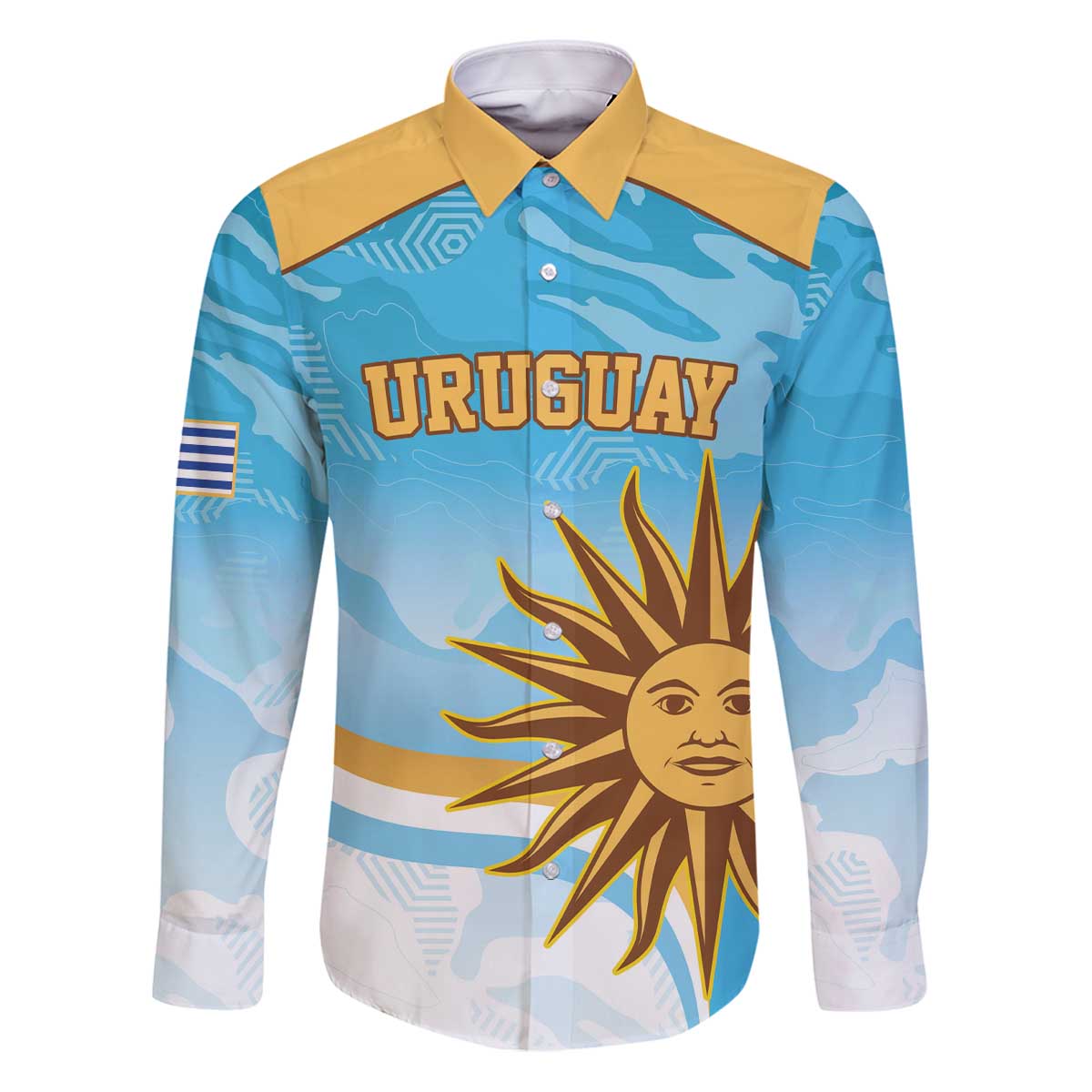 Custom Uruguay Rugby Family Matching Puletasi and Hawaiian Shirt Go Teros Summer Paris 2024 - Wonder Print Shop