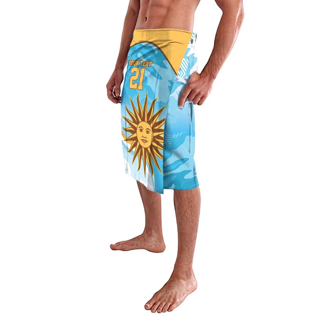 Custom Uruguay Rugby Lavalava Go Teros Summer Paris 2024 - Wonder Print Shop