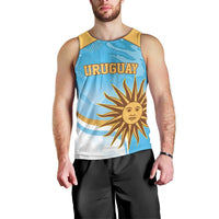 Custom Uruguay Rugby Men Tank Top Go Teros Summer Paris 2024 - Wonder Print Shop