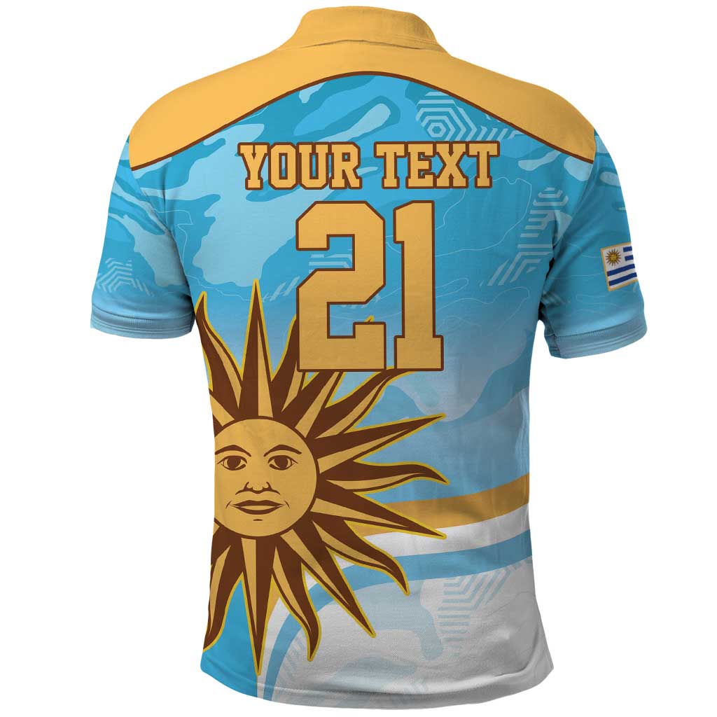 Custom Uruguay Rugby Polo Shirt Go Teros Summer Paris 2024 - Wonder Print Shop