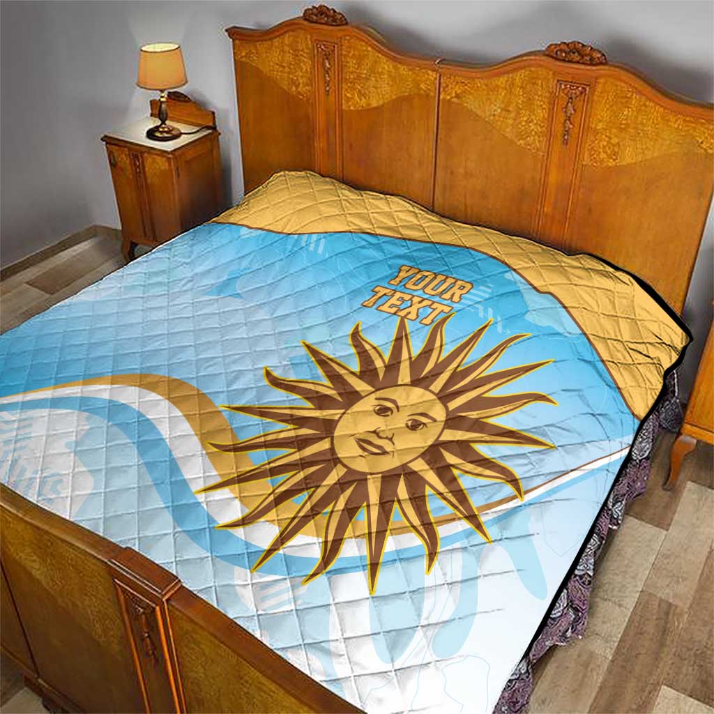 Custom Uruguay Rugby Quilt Go Teros Summer Paris 2024 - Wonder Print Shop