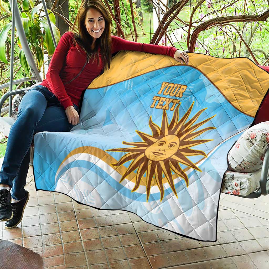 Custom Uruguay Rugby Quilt Go Teros Summer Paris 2024 - Wonder Print Shop