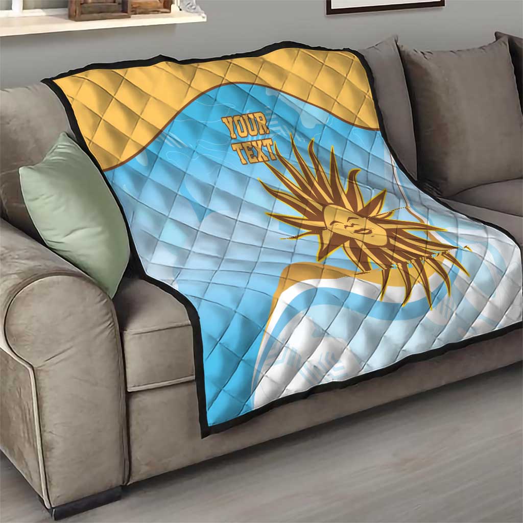 Custom Uruguay Rugby Quilt Go Teros Summer Paris 2024 - Wonder Print Shop