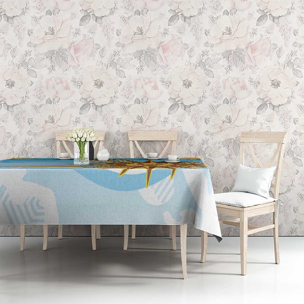 Custom Uruguay Rugby Tablecloth Go Teros Summer Paris 2024 - Wonder Print Shop