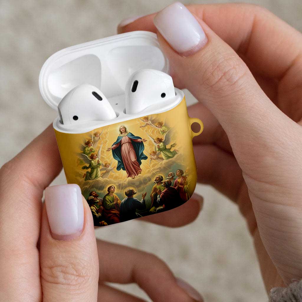 Assumption Virgin Mary to Heaven AirPods Case Falling Asleep of the Mother of God - Wonder Print Shop