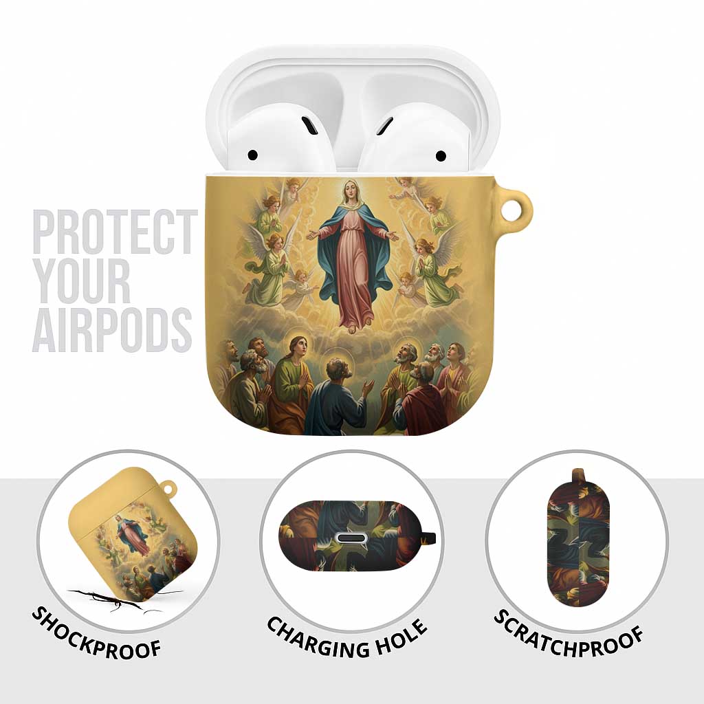 Assumption Virgin Mary to Heaven AirPods Case Falling Asleep of the Mother of God - Wonder Print Shop