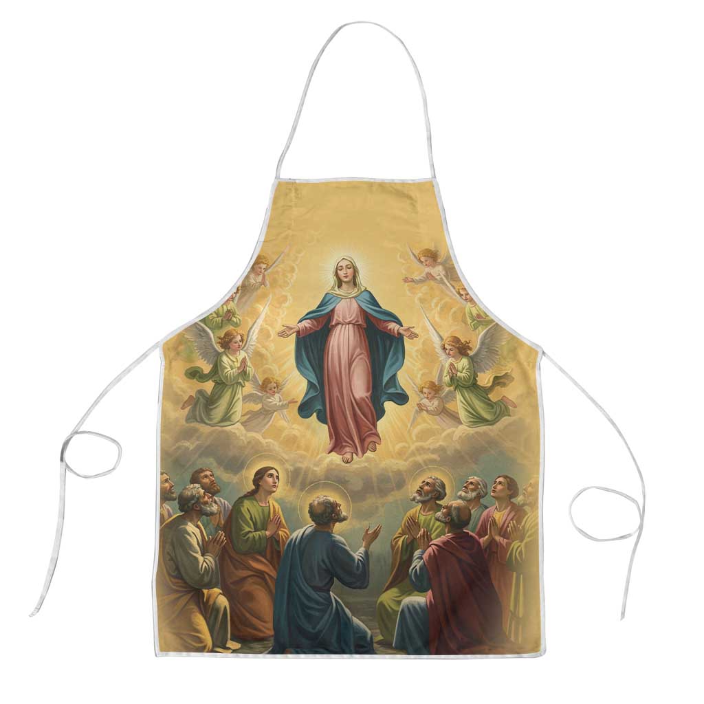 Assumption Virgin Mary to Heaven Apron Falling Asleep of the Mother of God - Wonder Print Shop