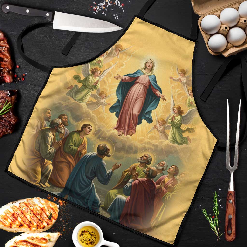 Assumption Virgin Mary to Heaven Apron Falling Asleep of the Mother of God - Wonder Print Shop