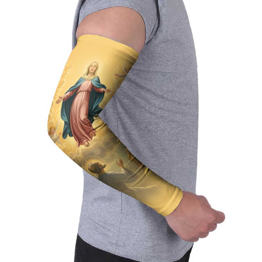 Assumption Virgin Mary to Heaven Arm Sleeves Falling Asleep of the Mother of God - Wonder Print Shop