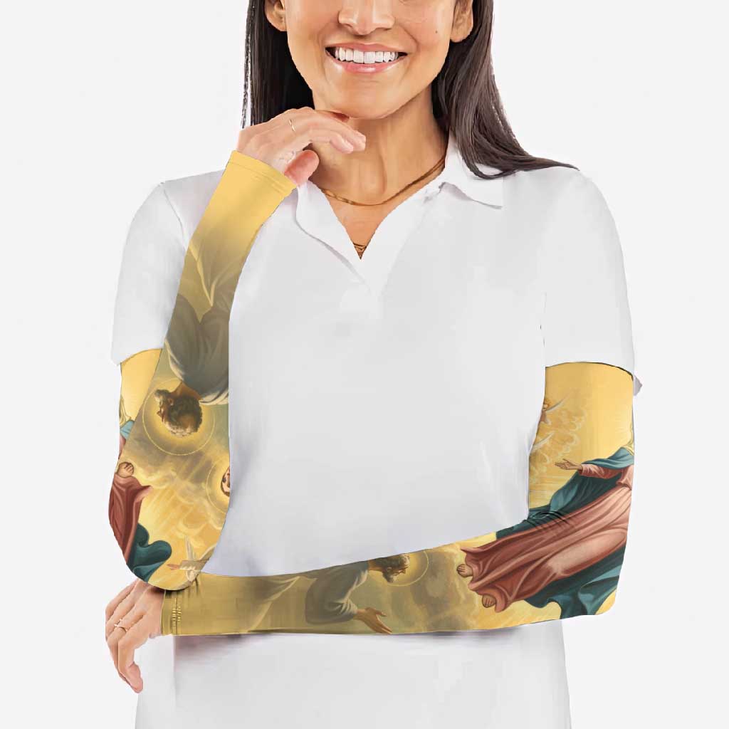 Assumption Virgin Mary to Heaven Arm Sleeves Falling Asleep of the Mother of God - Wonder Print Shop