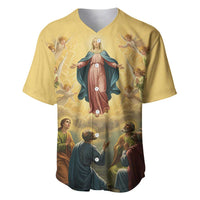 Assumption Virgin Mary to Heaven Baseball Jersey Falling Asleep of the Mother of God - Wonder Print Shop