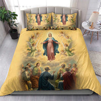 Assumption Virgin Mary to Heaven Bedding Set Falling Asleep of the Mother of God - Wonder Print Shop