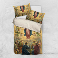 Assumption Virgin Mary to Heaven Bedding Set Falling Asleep of the Mother of God - Wonder Print Shop