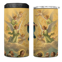 Assumption Virgin Mary to Heaven 4 in 1 Can Cooler Tumbler Falling Asleep of the Mother of God - Wonder Print Shop