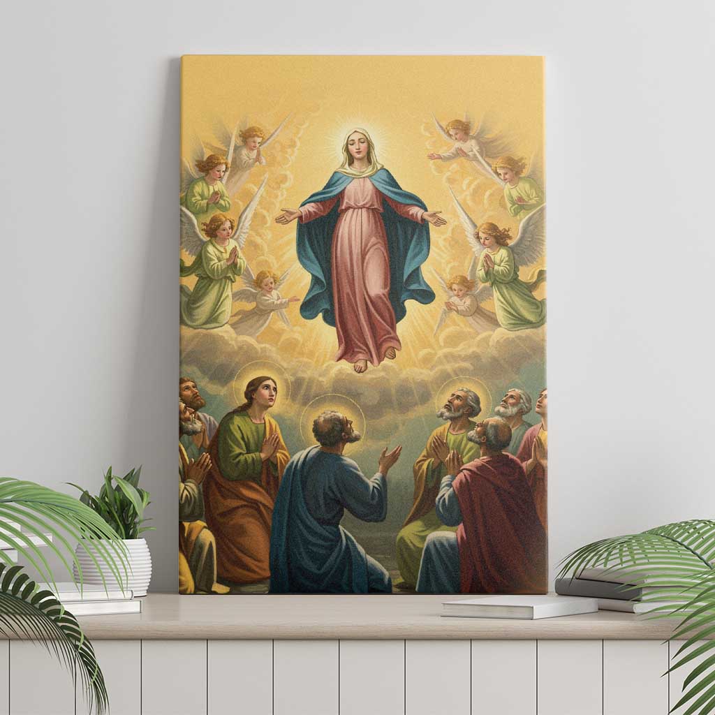 Assumption Virgin Mary to Heaven Canvas Wall Art Falling Asleep of the Mother of God - Wonder Print Shop